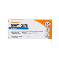 Throat Clear Lozenges Menthol